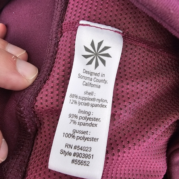 Athleta Magenta Workout Athletic Skort Skirt Size Medium - Picture 6 of 7